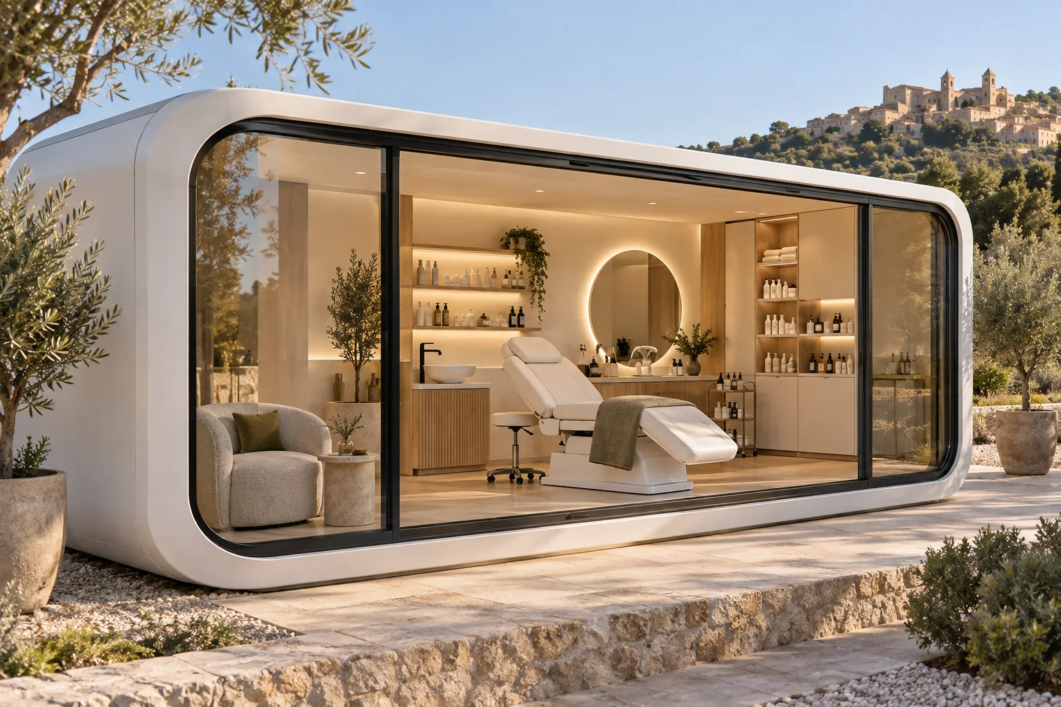 Estudio de belleza · Visualización del concepto