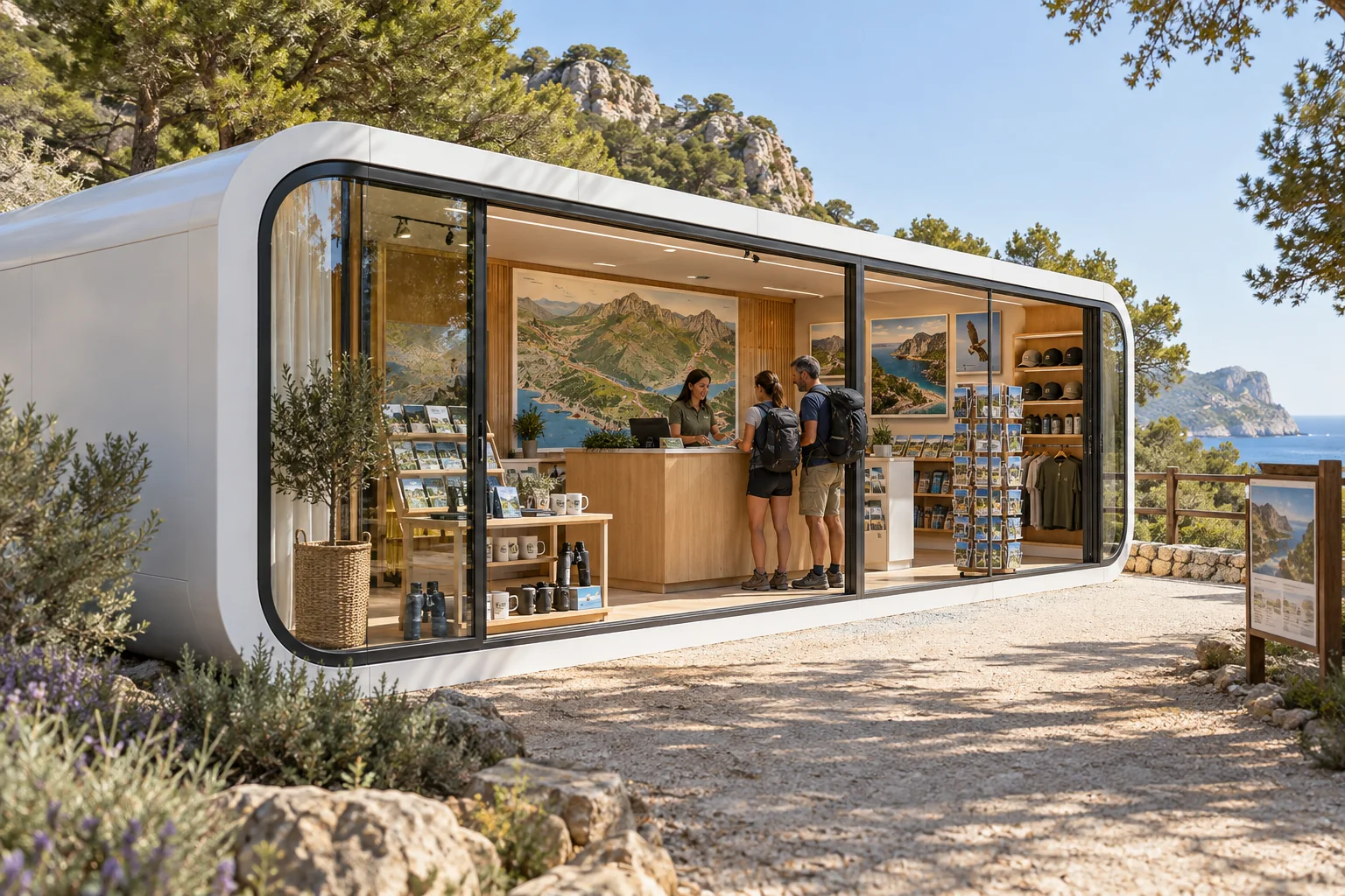 Oficina de excursiones · Visualización del concepto