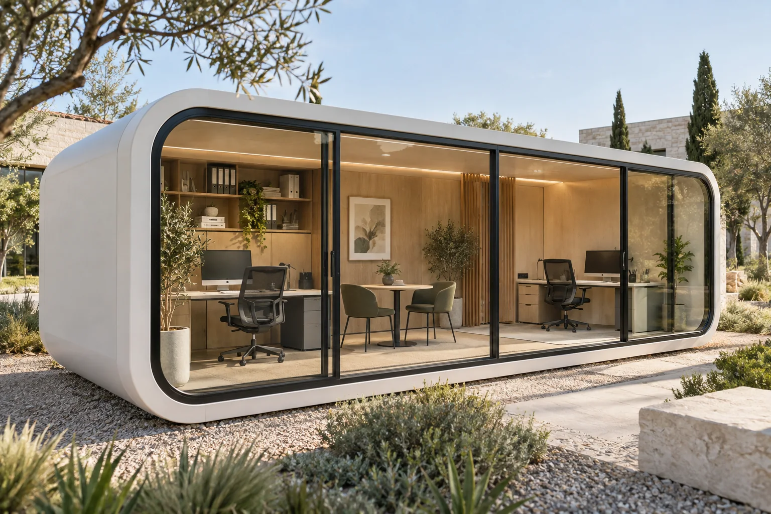Cabina de trabajo · Visualización del concepto